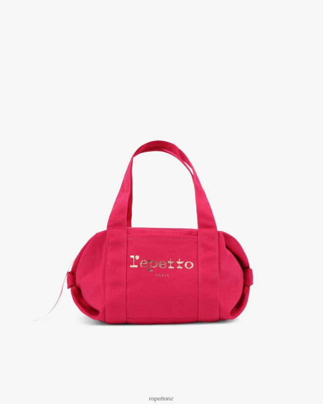 Repetto Kids Cotton Duffle Bag Size S Fuchsia Pink Accessories PDFBZN773