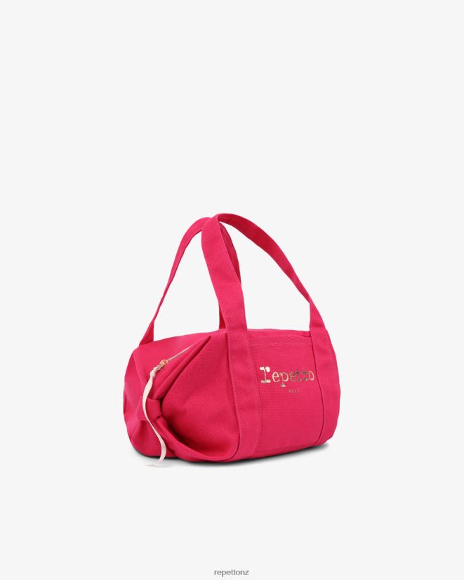 Repetto Kids Cotton Duffle Bag Size S Fuchsia Pink Accessories PDFBZN773
