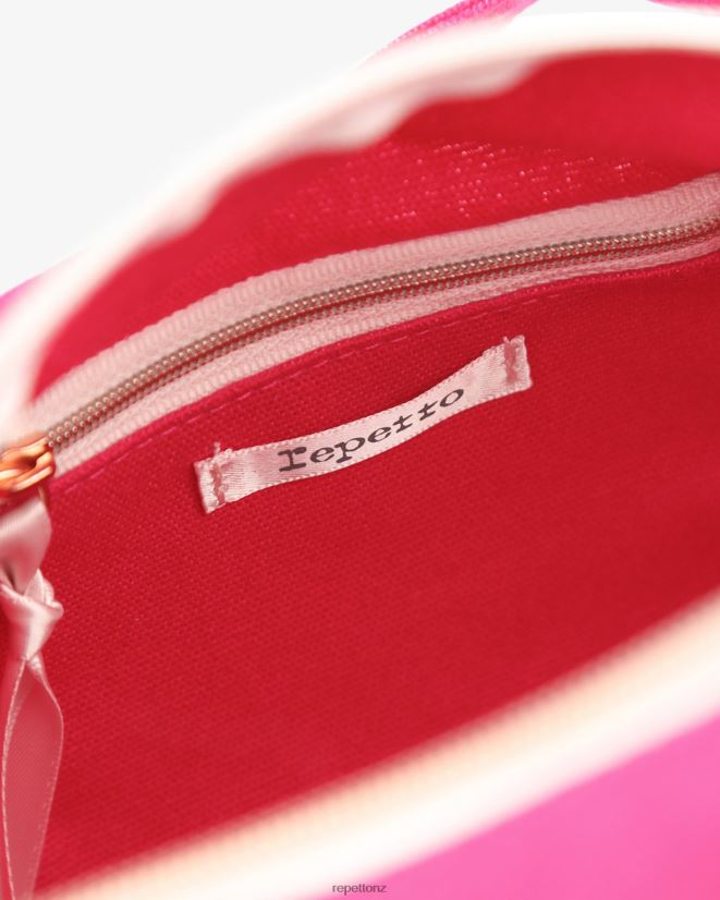 Repetto Kids Cotton Duffle Bag Size S Fuchsia Pink Accessories PDFBZN773