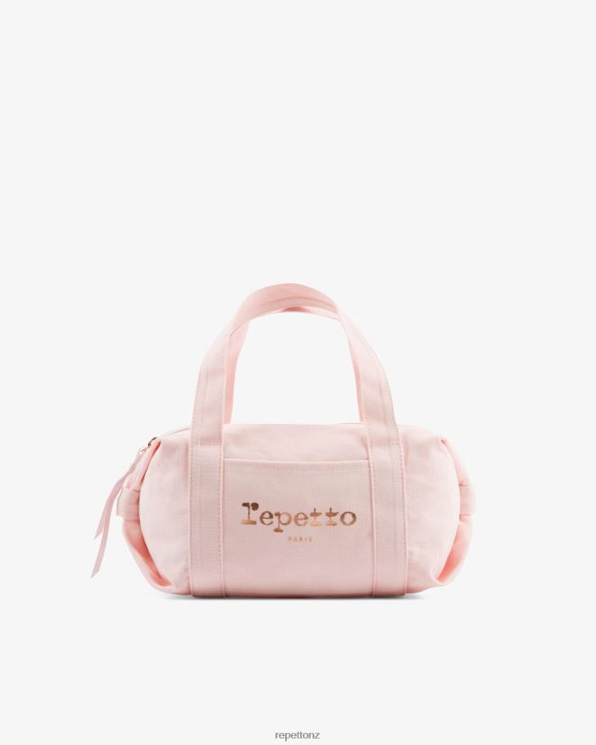 Repetto Kids Cotton Duffle Bag Size S Pale Pink Accessories PDFBZN771