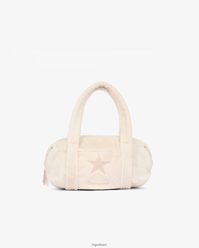 Repetto Kids Faux Fur Duffle Bag Size S Chalk Pink Accessories PDFBZN769