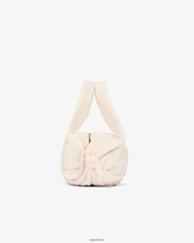 Repetto Kids Faux Fur Duffle Bag Size S Chalk Pink Accessories PDFBZN769