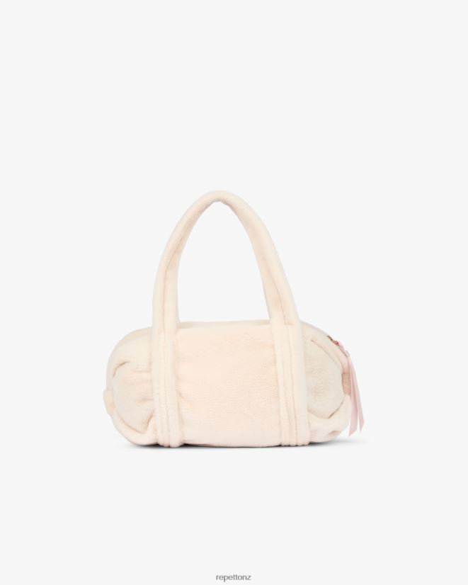 Repetto Kids Faux Fur Duffle Bag Size S Chalk Pink Accessories PDFBZN769