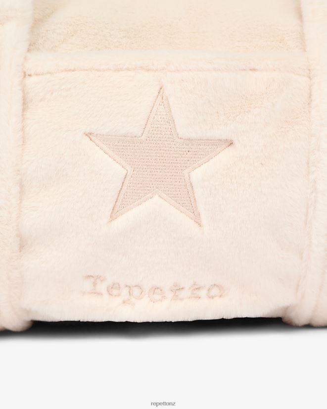 Repetto Kids Faux Fur Duffle Bag Size S Chalk Pink Accessories PDFBZN769