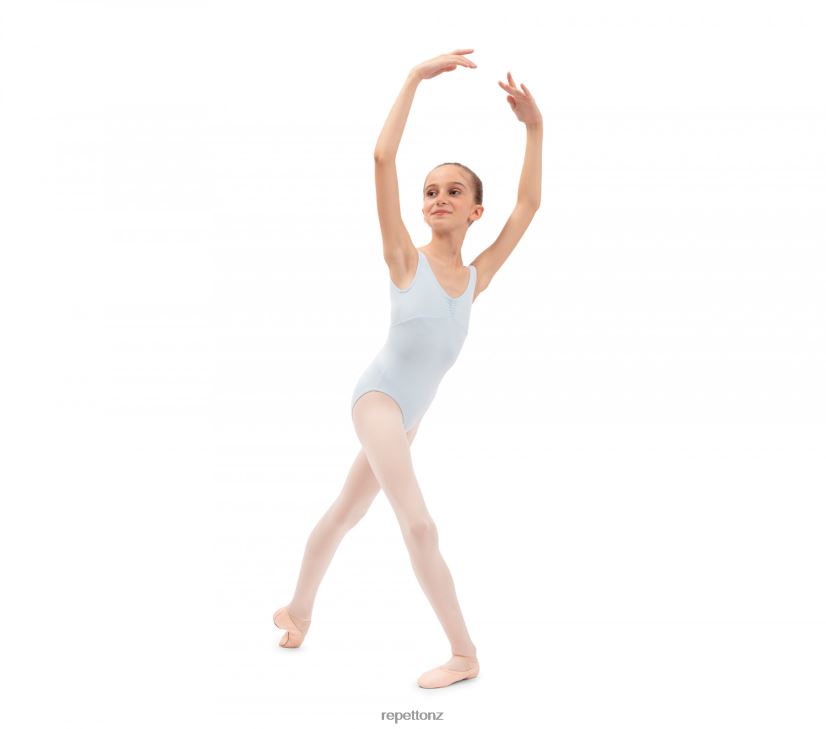 Repetto Kids Gathered Front And Back Leotard Neckline Fashion Clothing PDFBZN707