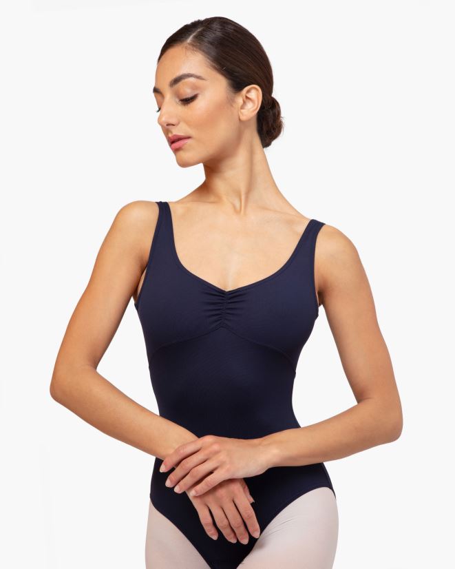 Repetto Kids Gathered Front And Back Leotard Neckline Fashion Clothing PDFBZN728