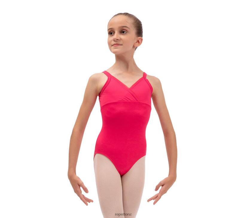 Repetto Kids Wrap-Over Top Leotards Fashion Clothing PDFBZN684