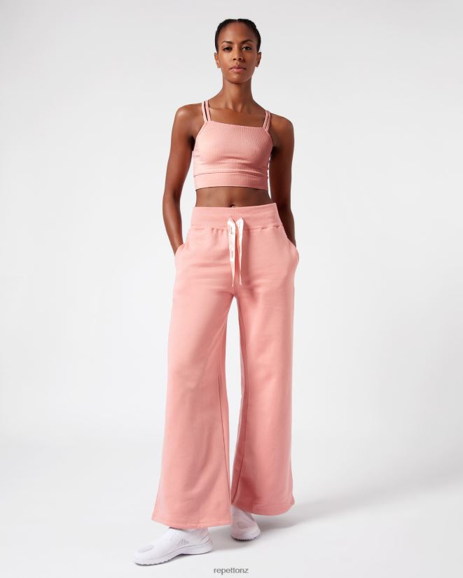 Repetto Women Ribbed Bra With Thin Straps Blush Pink Clothing PDFBZN299