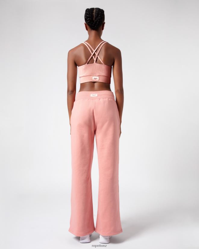 Repetto Women Ribbed Bra With Thin Straps Blush Pink Clothing PDFBZN299