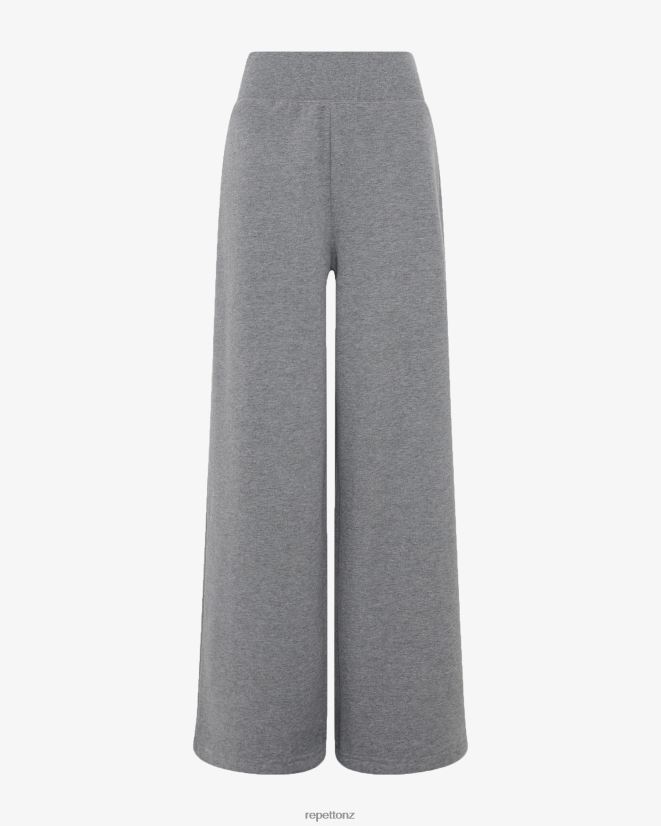 Repetto Women Large Jogging Pants Mottled Light Grey Clothing PDFBZN382