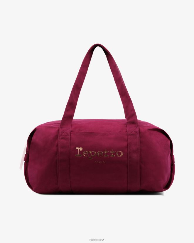Repetto Women Cotton Duffle Bag Size L Nenuphar Pink Accessories PDFBZN414