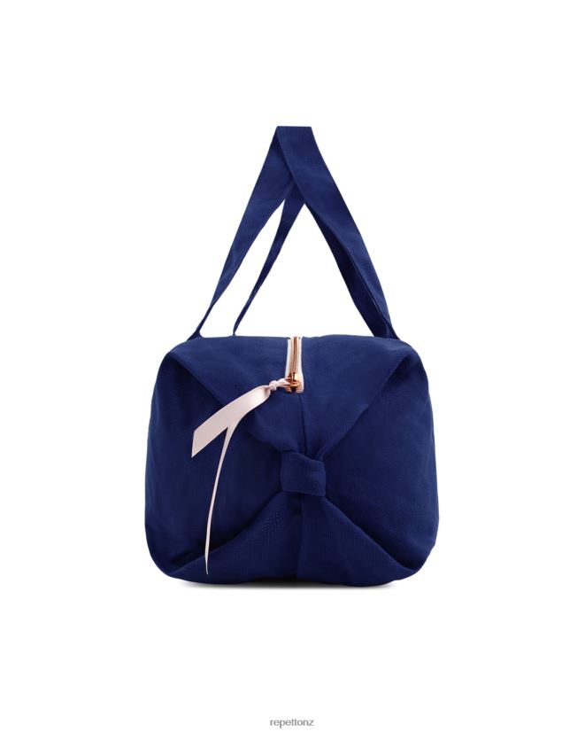 Repetto Women Cotton Duffle Bag Size L Petrol Blue Accessories PDFBZN413