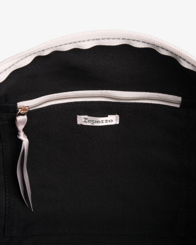 Repetto Women Cotton Duffle Bag Size M Black Accessories PDFBZN406