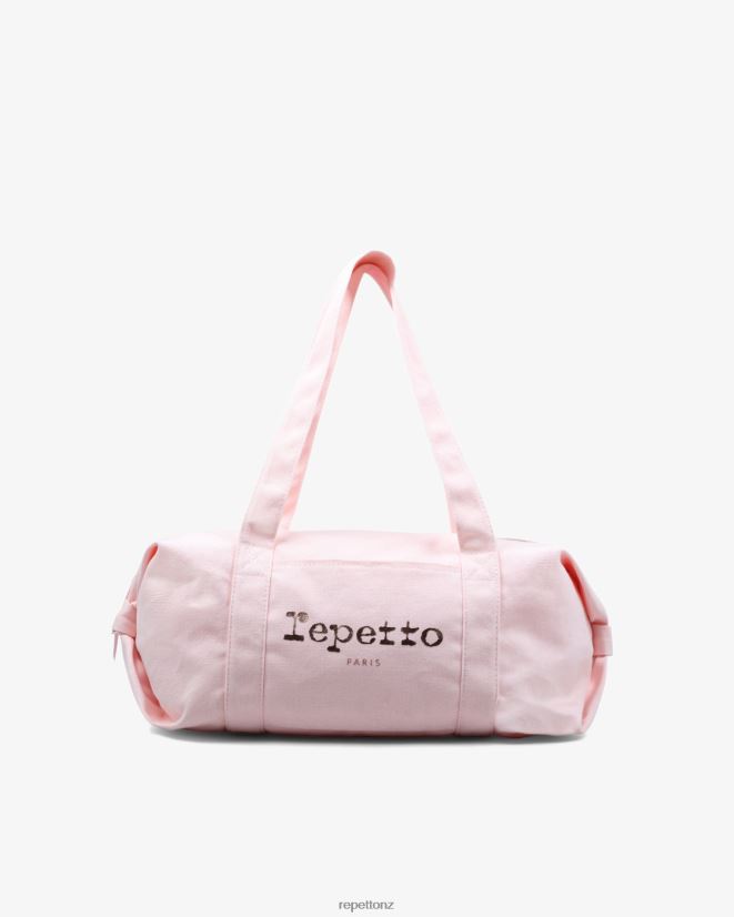 Repetto Women Cotton Duffle Bag Size M Pale Pink Accessories PDFBZN400