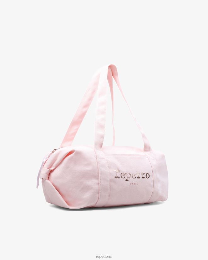 Repetto Women Cotton Duffle Bag Size M Pale Pink Accessories PDFBZN400