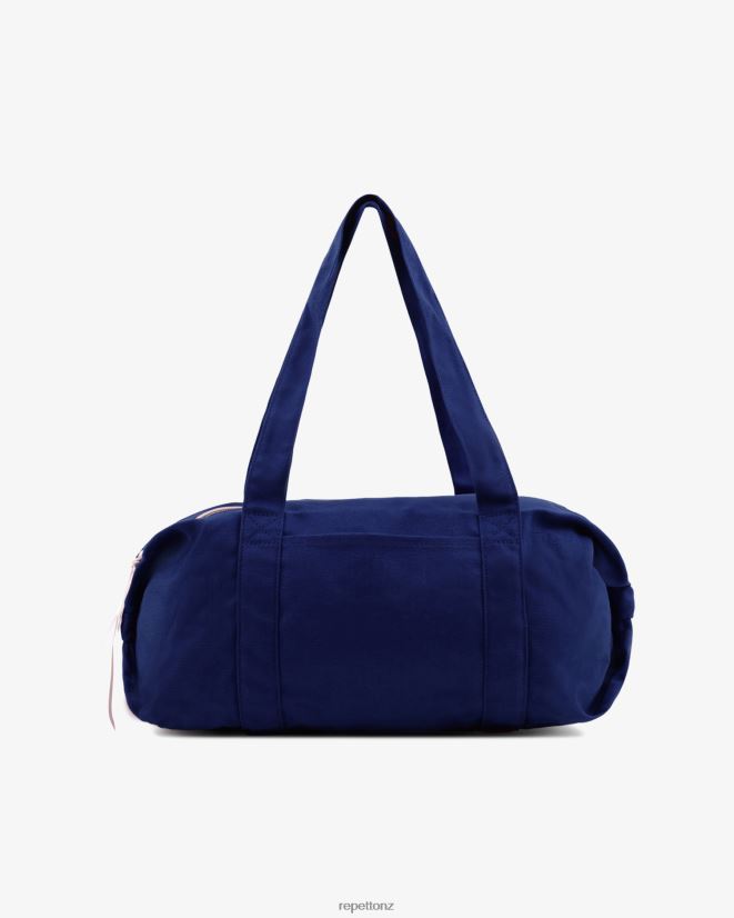 Repetto Women Cotton Duffle Bag Size M Petrol Blue Accessories PDFBZN404