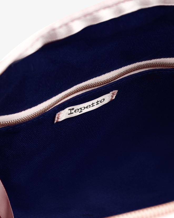 Repetto Women Cotton Duffle Bag Size M Petrol Blue Accessories PDFBZN404
