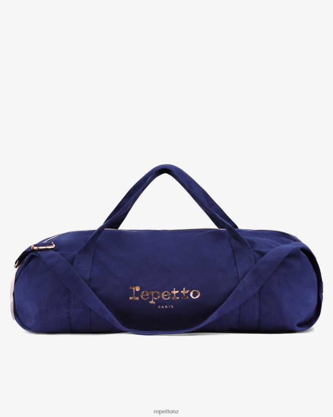 Repetto Women Cotton Duffle Bag Size Xl Petrol Blue Accessories PDFBZN420