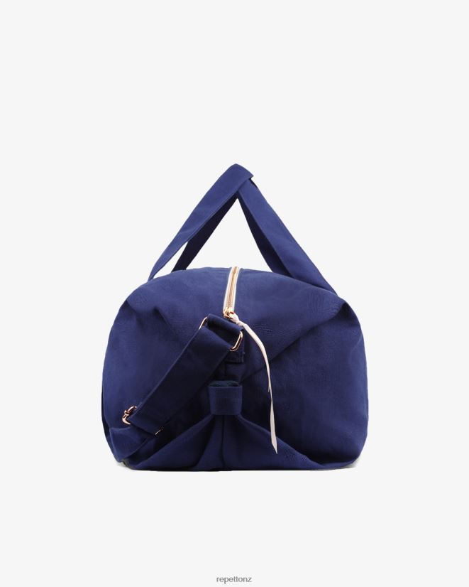 Repetto Women Cotton Duffle Bag Size Xl Petrol Blue Accessories PDFBZN420