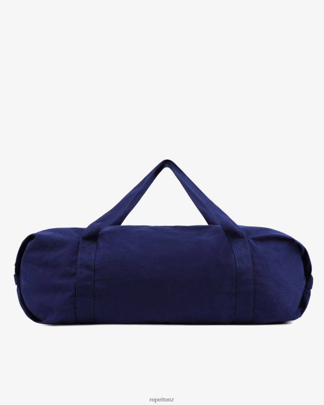 Repetto Women Cotton Duffle Bag Size Xl Petrol Blue Accessories PDFBZN420