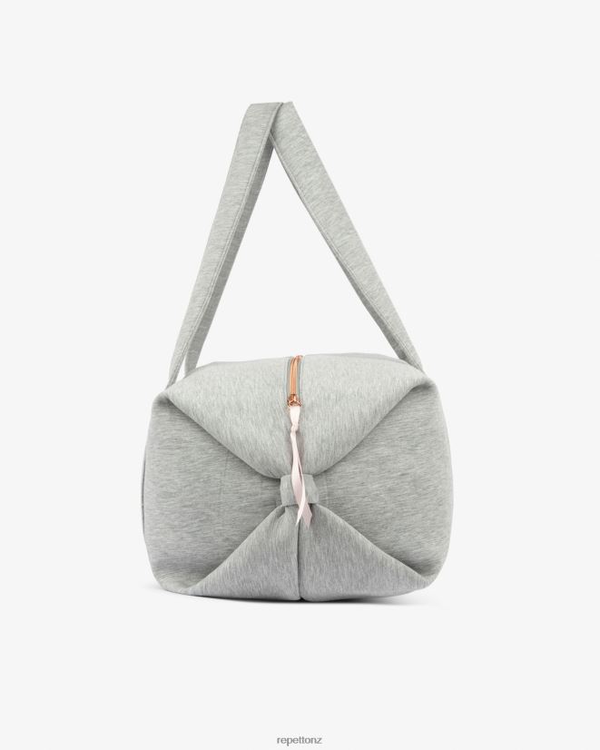 Repetto Women Jersey Duffle Bag Size L Mottled Light Grey Accessories PDFBZN410