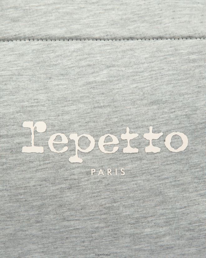 Repetto Women Jersey Duffle Bag Size L Mottled Light Grey Accessories PDFBZN410