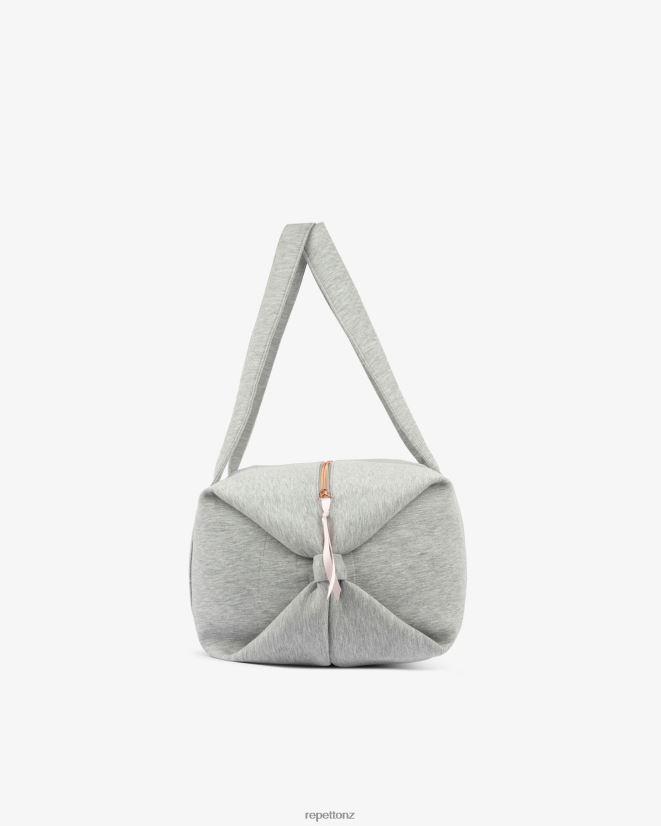 Repetto Women Jersey Duffle Bag Size M Mottled Light Grey Accessories PDFBZN429