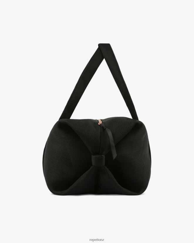 Repetto Women Mesh Duffle Bag Size L Black Accessories PDFBZN419