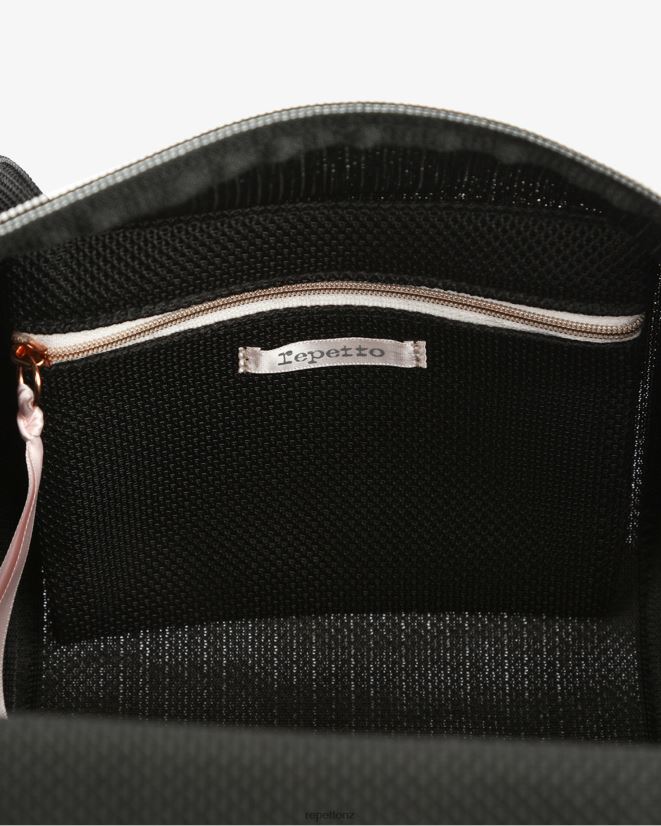 Repetto Women Mesh Duffle Bag Size M Black Accessories PDFBZN409