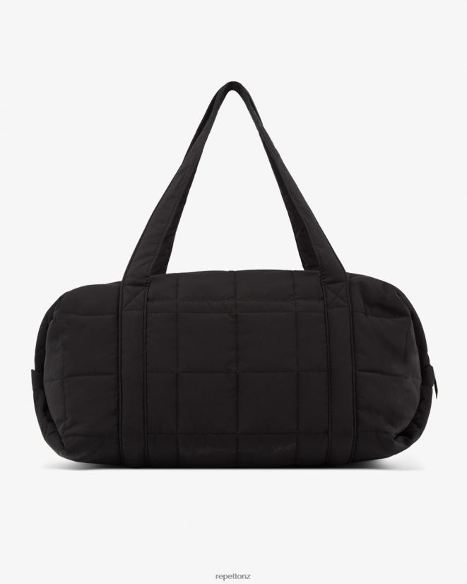 Repetto Women Padded Nylon Duffle Bag Size L Black Accessories PDFBZN417