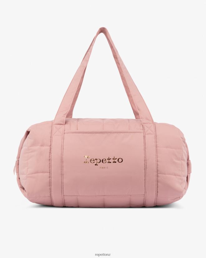 Repetto Women Padded Nylon Duffle Bag Size L The Pink Accessories PDFBZN411