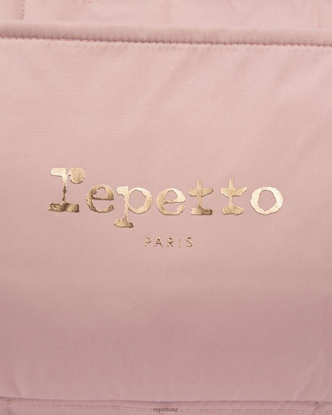Repetto Women Padded Nylon Duffle Bag Size L The Pink Accessories PDFBZN411