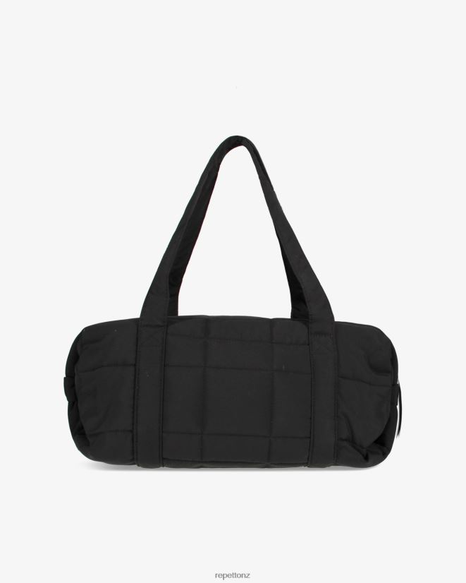 Repetto Women Padded Nylon Duffle Bag Size M Black Accessories PDFBZN407