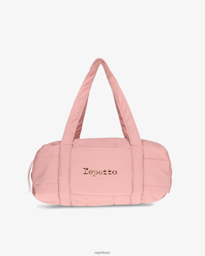 Repetto Women Padded Nylon Duffle Bag Size M The Pink Accessories PDFBZN401