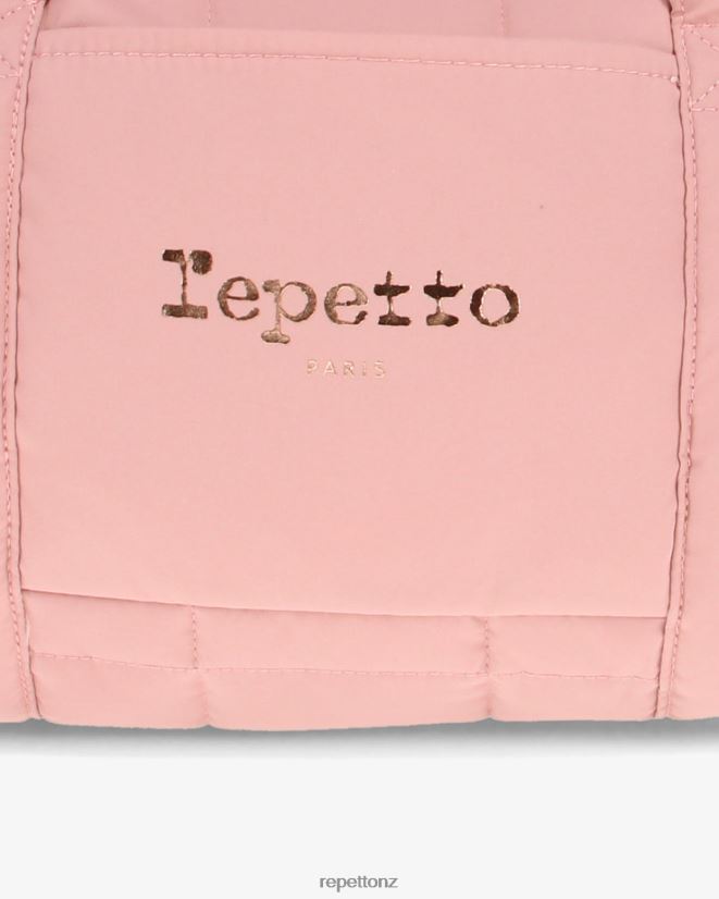 Repetto Women Padded Nylon Duffle Bag Size M The Pink Accessories PDFBZN401