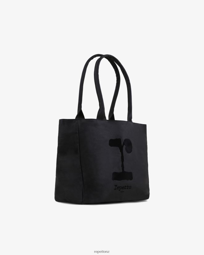Repetto Women \"R\" Shopping Bag Black Accessories PDFBZN426