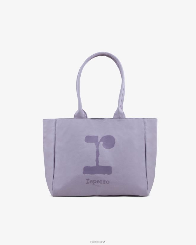 Repetto Women "R" Shopping Bag Misty Purple Accessories PDFBZN424