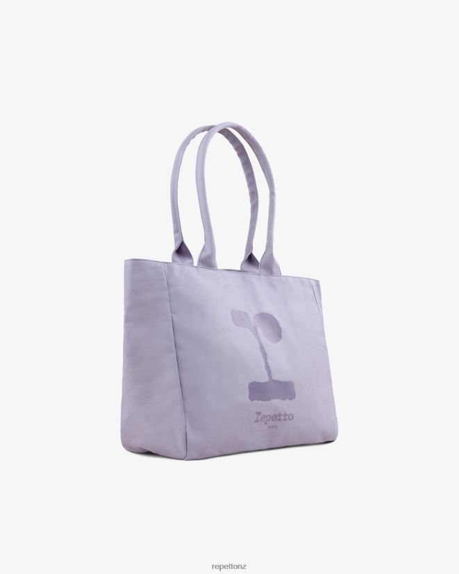 Repetto Women \"R\" Shopping Bag Misty Purple Accessories PDFBZN424