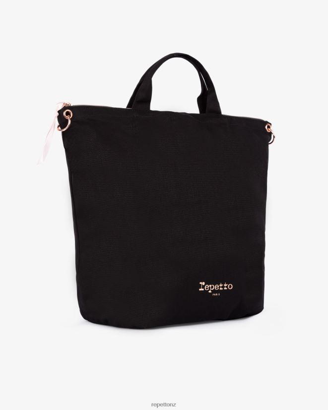 Repetto Women Step Crossbody Bag Black Accessories PDFBZN431
