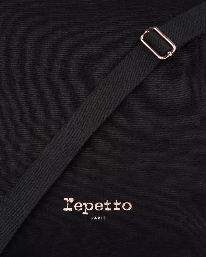 Repetto Women Step Crossbody Bag Black Accessories PDFBZN431