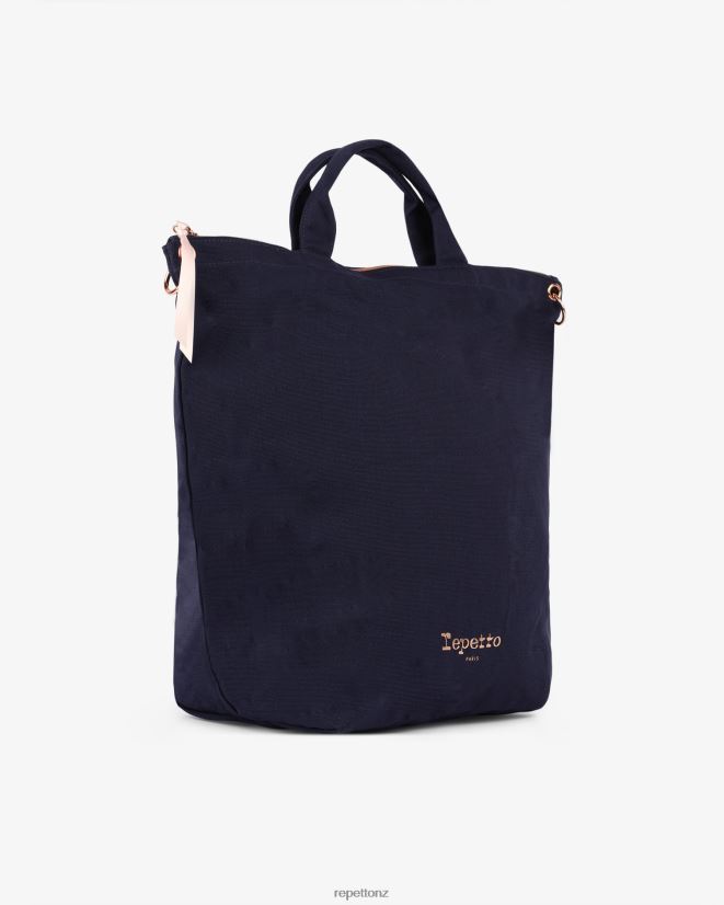 Repetto Women Step Crossbody Bag Midnight Blue Accessories PDFBZN430