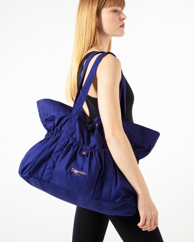 Repetto Women Tutu Ladies Large Bag Petrol Blue Accessories PDFBZN421