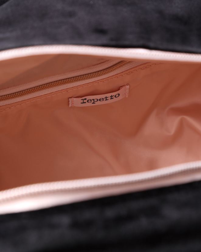 Repetto Women Velvet Duffle Bag Size L Black Accessories PDFBZN416