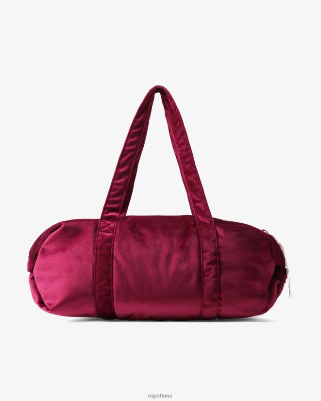 Repetto Women Velvet Duffle Bag Size L Nenuphar Pink Accessories PDFBZN415