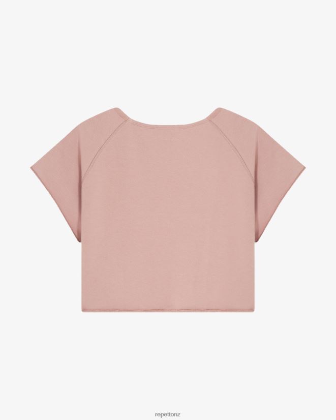 Repetto Women Short-Sleeved Graphic Sweatshirt Pinky Clothing PDFBZN367