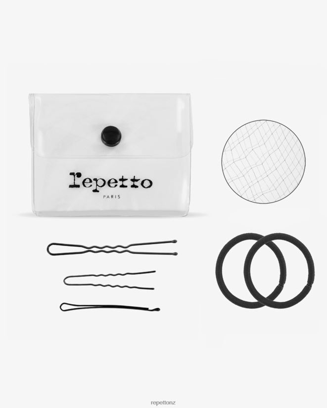 Repetto Women Hair Kit For Dance Bun Black Accessories PDFBZN634