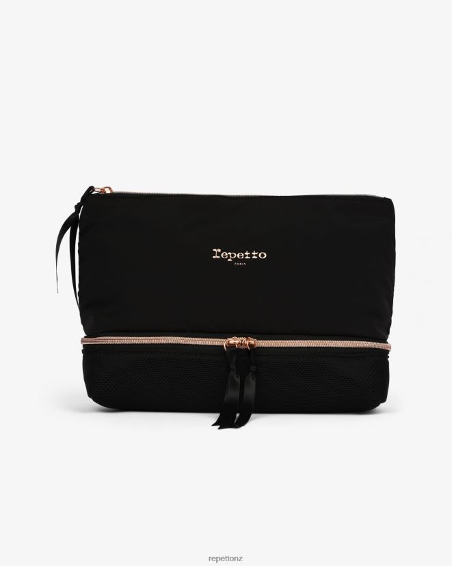 Repetto Women Joy Small Case For Dance Shoes Black Accessories PDFBZN629