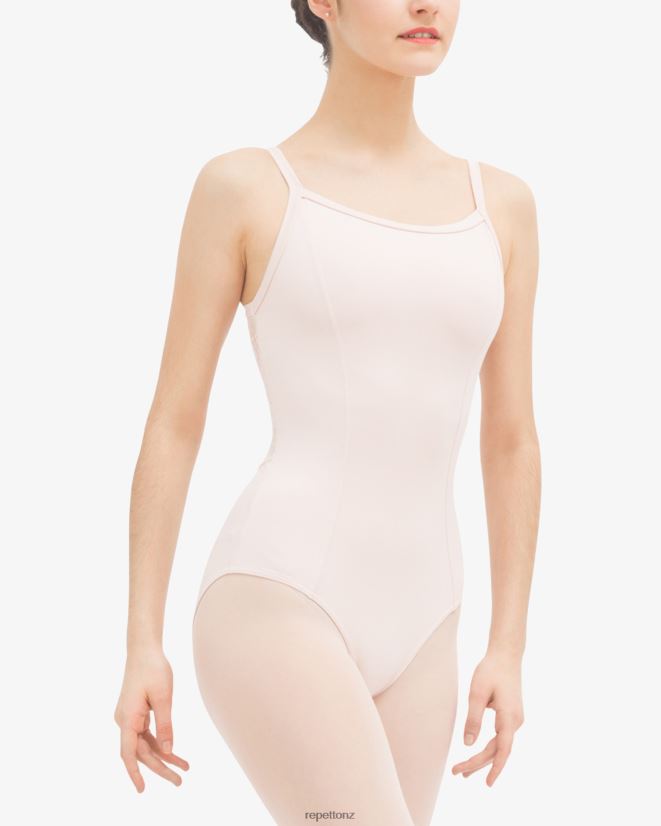 Repetto Women Leotard With Lace In The Back Petal Pink Clothing PDFBZN439