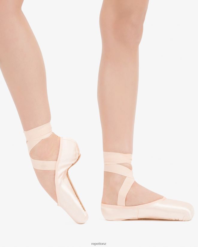 Repetto Women Alicia Pointe Shoes - Medium Box Medium Sole Salmon Melon Footwear PDFBZN567