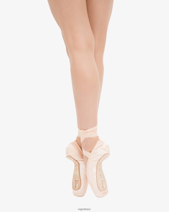 Repetto Women Alicia Pointe Shoes - Medium Box Medium Sole Salmon Melon Footwear PDFBZN567